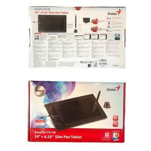 Genius G-pen F350 ultra slim‎ portable tablet Brand New Open Box